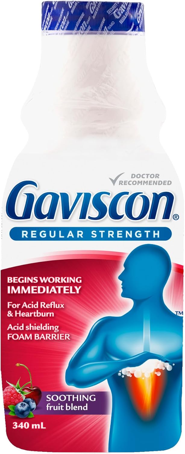 Liquid Regular Strength Antacid | Gaviscon | 340 mL
