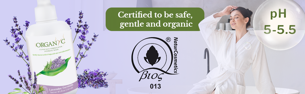 Feminine Hygiene Wash Lavender | Organyc® | 250 mL