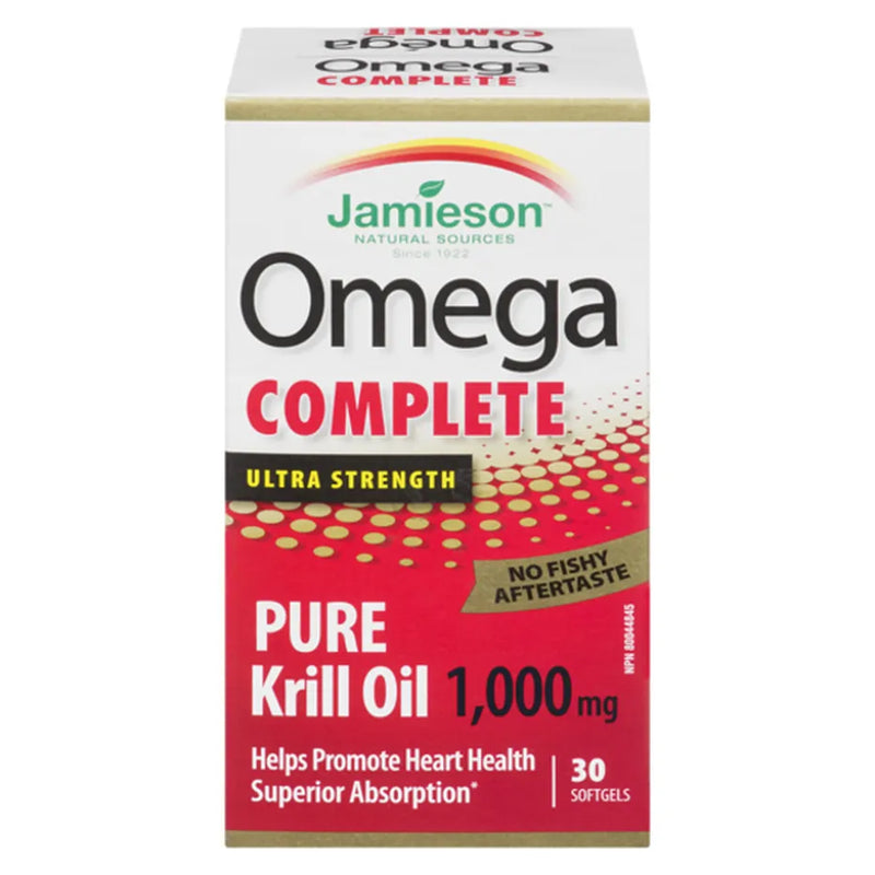 Omega Complete 100mg | Jamieson™ | 30 Softgels