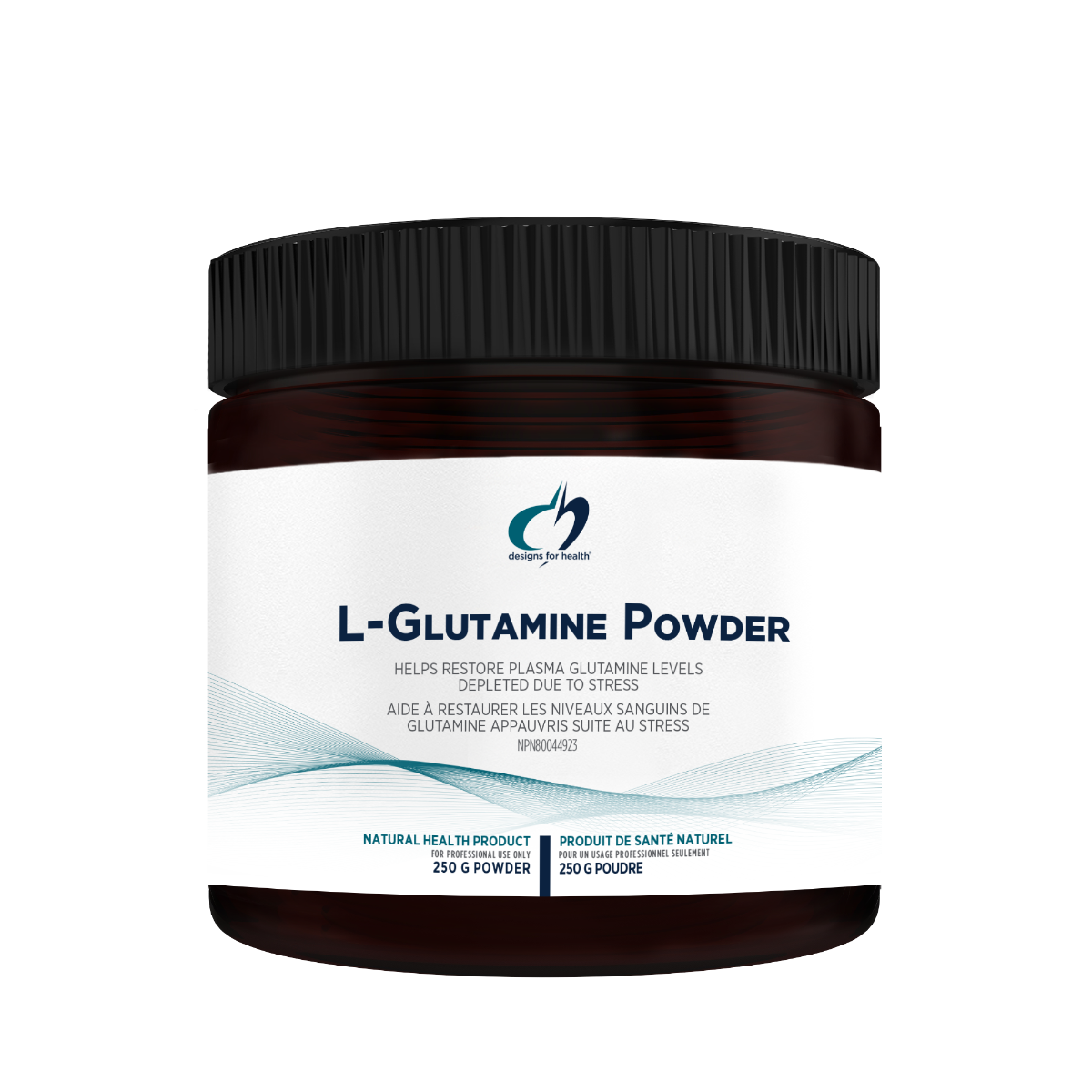 L-Glutamine Powder | Designs for Health® | 250 g (8.8 oz)