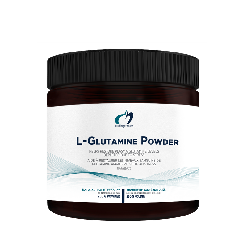 L-Glutamine Powder | Designs for Health® | 250 g (8.8 oz)