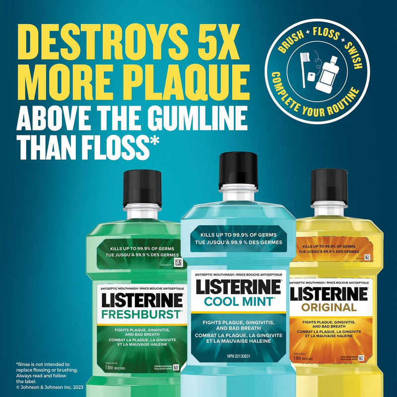 Antiseptic Mouthwash | Listerine® | 95 mL or 250 mL