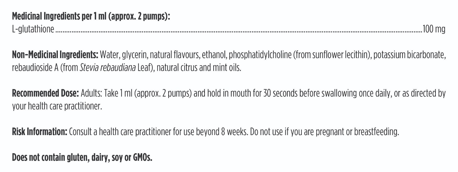 Liposomal Glutathione by Designs for Health® – Antioxidant & Detoxification Support | 50 mL (1.7 oz) Liquid