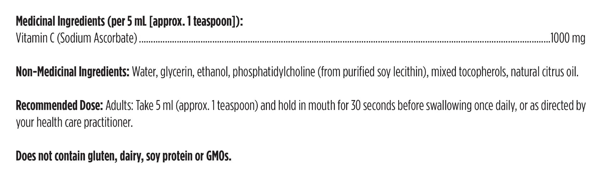 Liposomal Vitamin C | Designs for Health® | 120mL (4 fl oz) Liquid