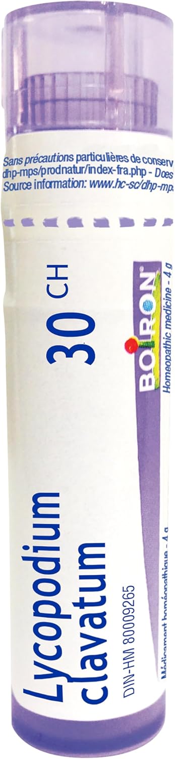 Lycopodium clavatum 30ch | Boiron® |Each tube contains 4 g (approximately 80 pellets)