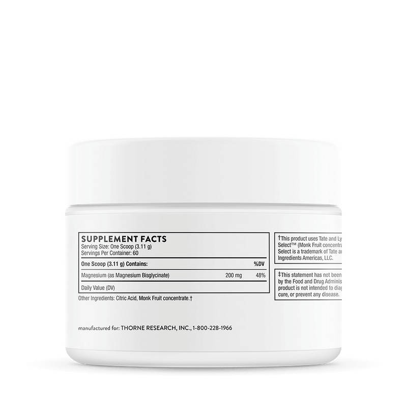 Magnesium Bisglycinate | Thorne® | 6.5 oz