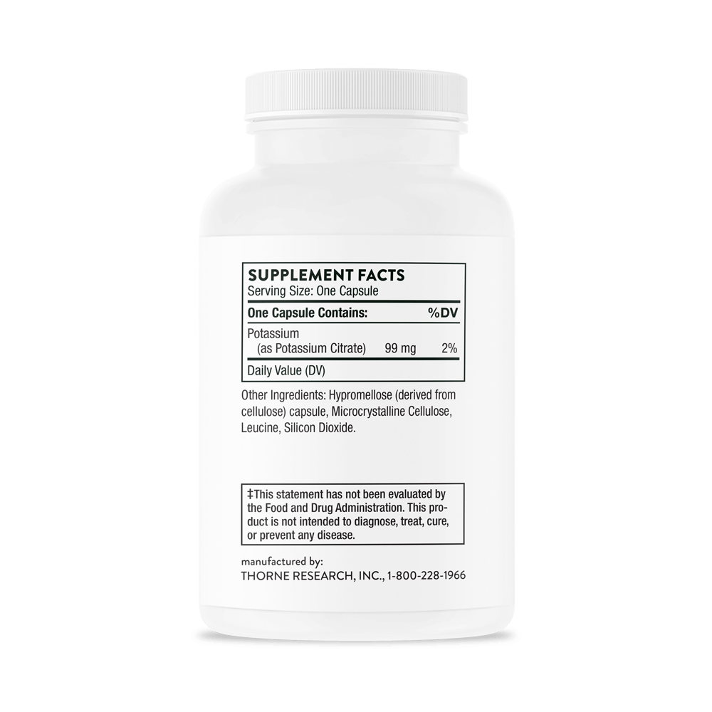 Potassium Citrate | Thorne® | 90 Capsules