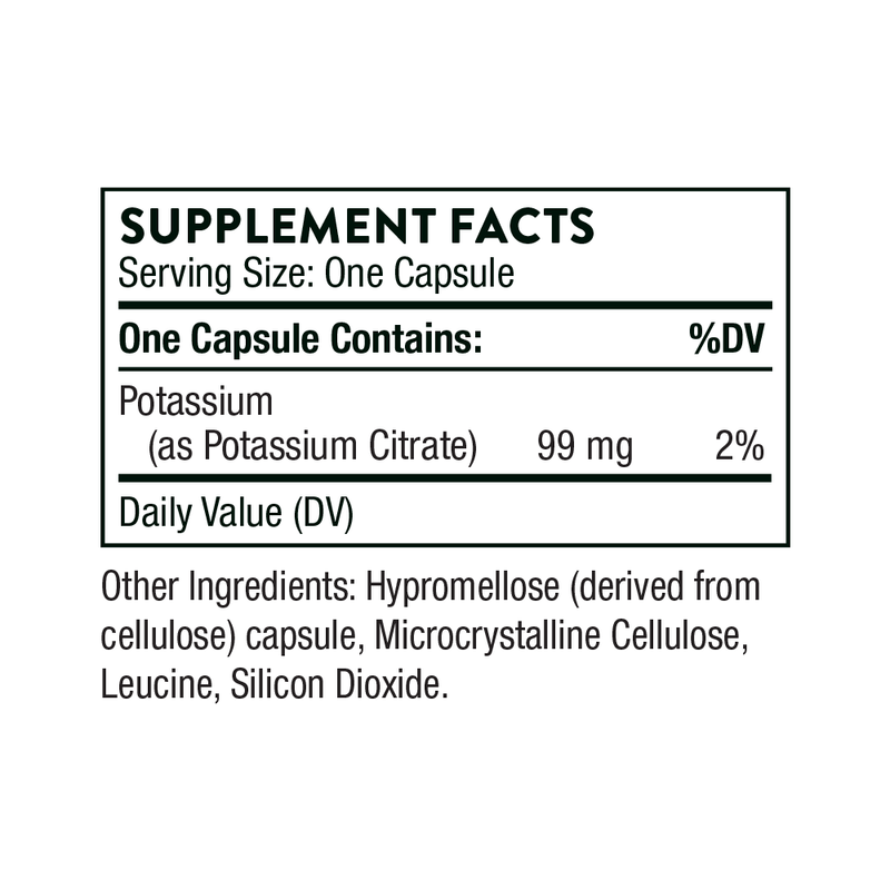 Potassium Citrate | Thorne® | 90 Capsules