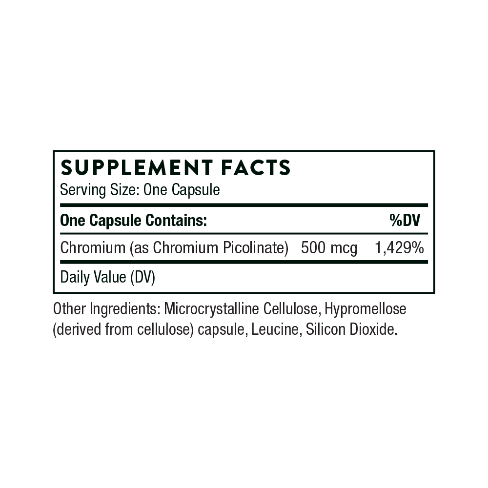Chromium Picolinate | Thorne® | 60 Capsules