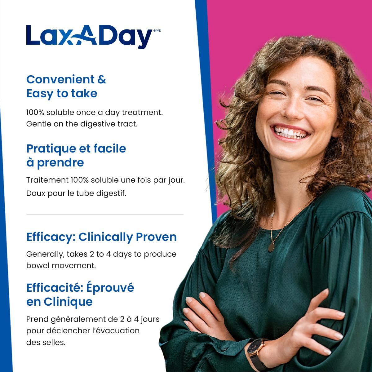 Powder Laxative|LAX-A-Day |different bottle formats