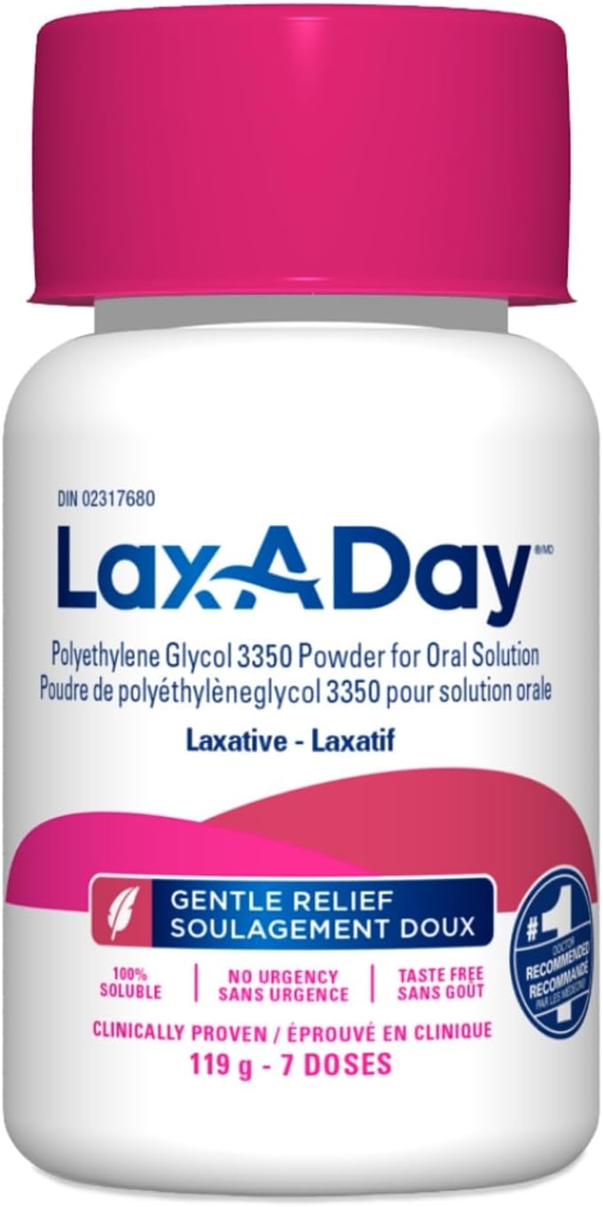 Powder Laxative|LAX-A-Day |different bottle formats