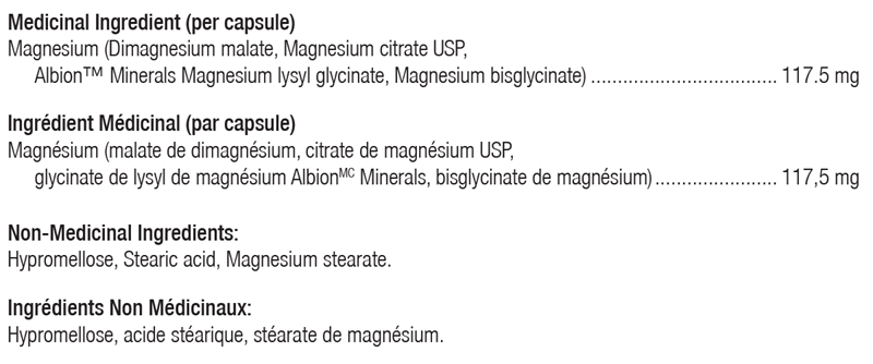 Reacted Magnesium Capsules by Ortho Molecular® – Highly Absorbable Magnesium Support | 120 Capsules