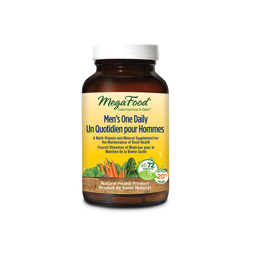 Men’s One Daily | MegaFood® | 30, 72 & 90 Tablets