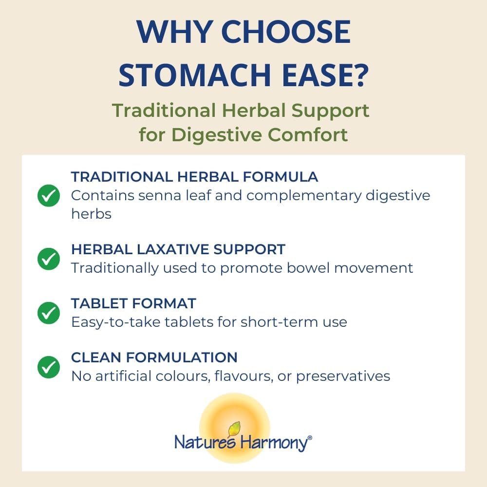 Stomach Ease | Nature’s Harmony | 250 Tablets