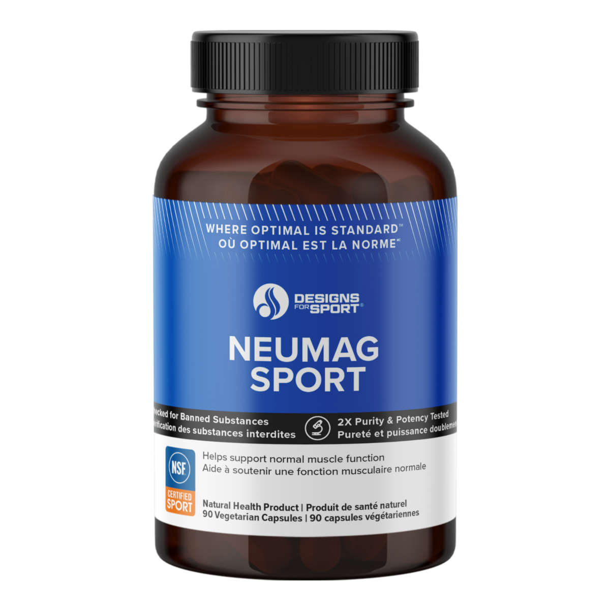 NeuMag Sport | Designs for Sport® | 90 Vegetarian Capsules