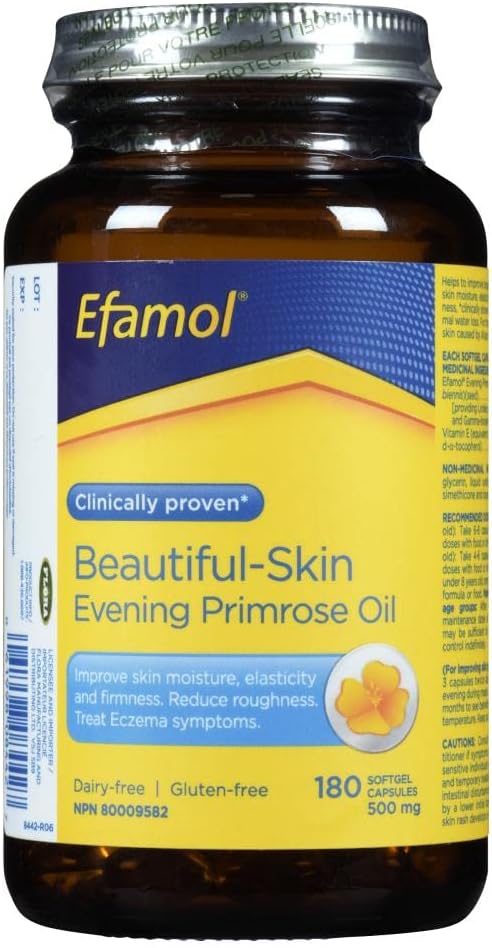 Pure Evening Primrose Oil - Natural Skin Supplemen1000 mg|Efamol |different pack size
