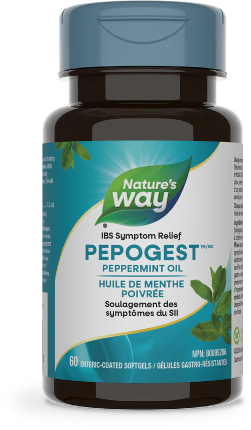 Pepogest™ (Peppermint Oil) | Nature's Way® | 60 Capsules