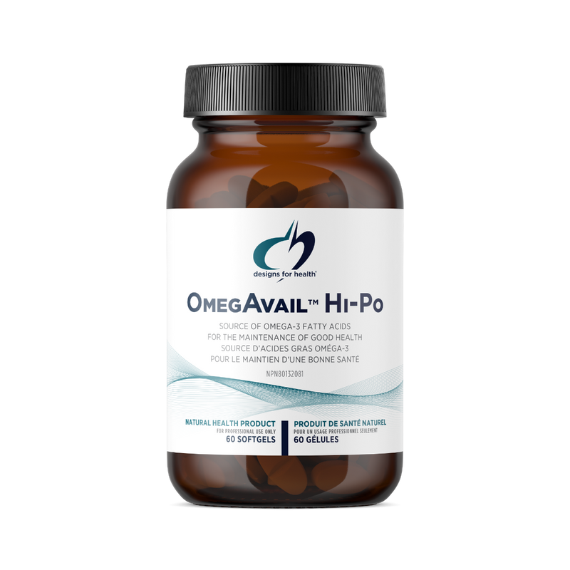 OmegAvail™ Hi-Po | Designs for Health® | 60 Softgels