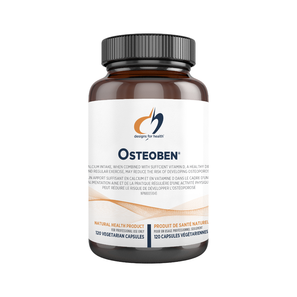 Osteoben® | Designs for Health® | 120 Vegeterian Capsules