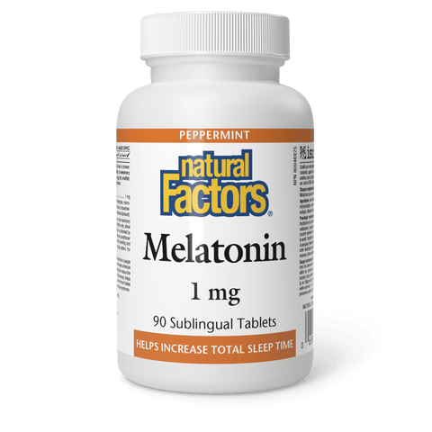 Melatonin | Natural Factors® | 90 or 180 Sublingual Tablets