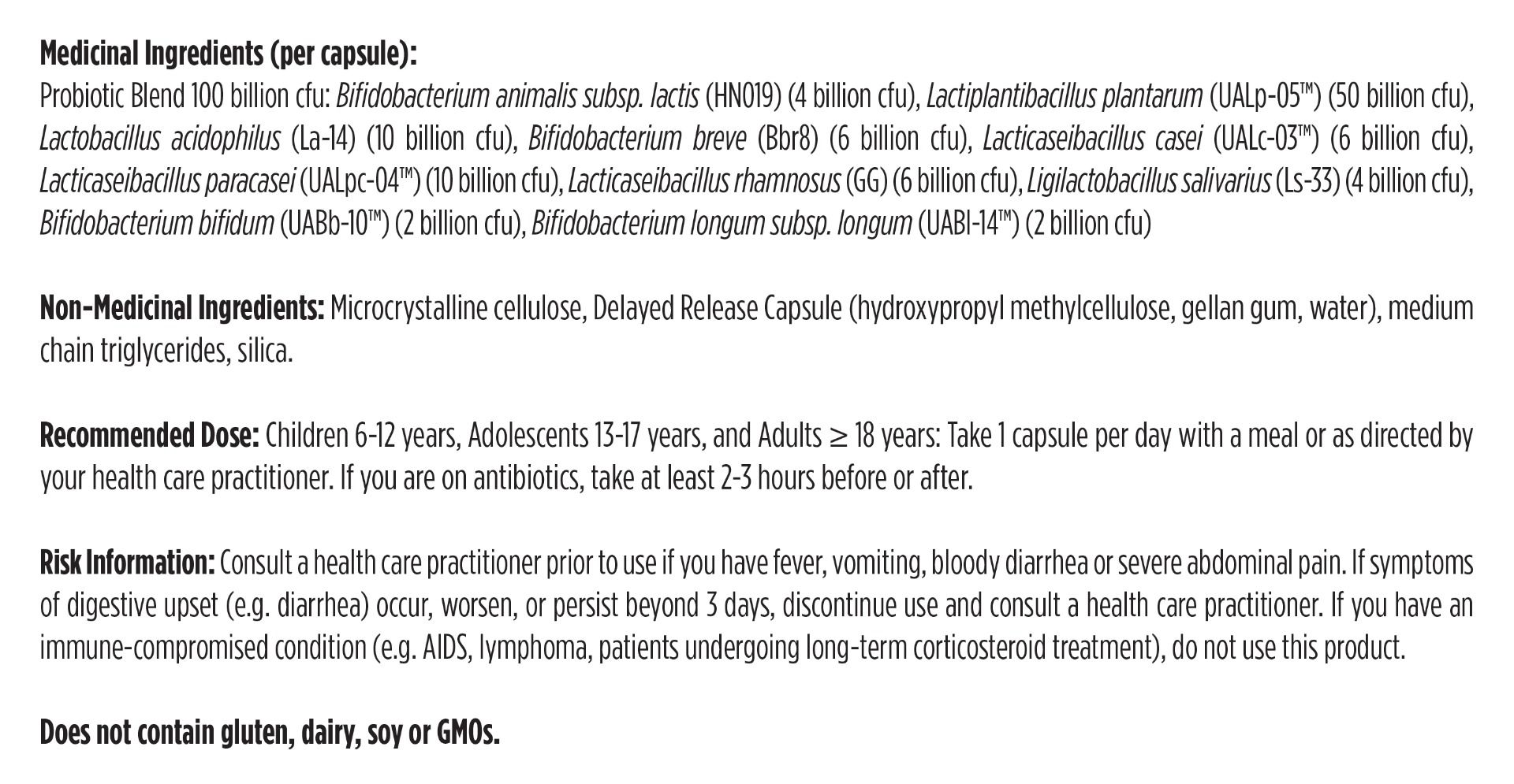 Probiomed™ 100 | Designs for Health® | 30 Vegeterian Capsules