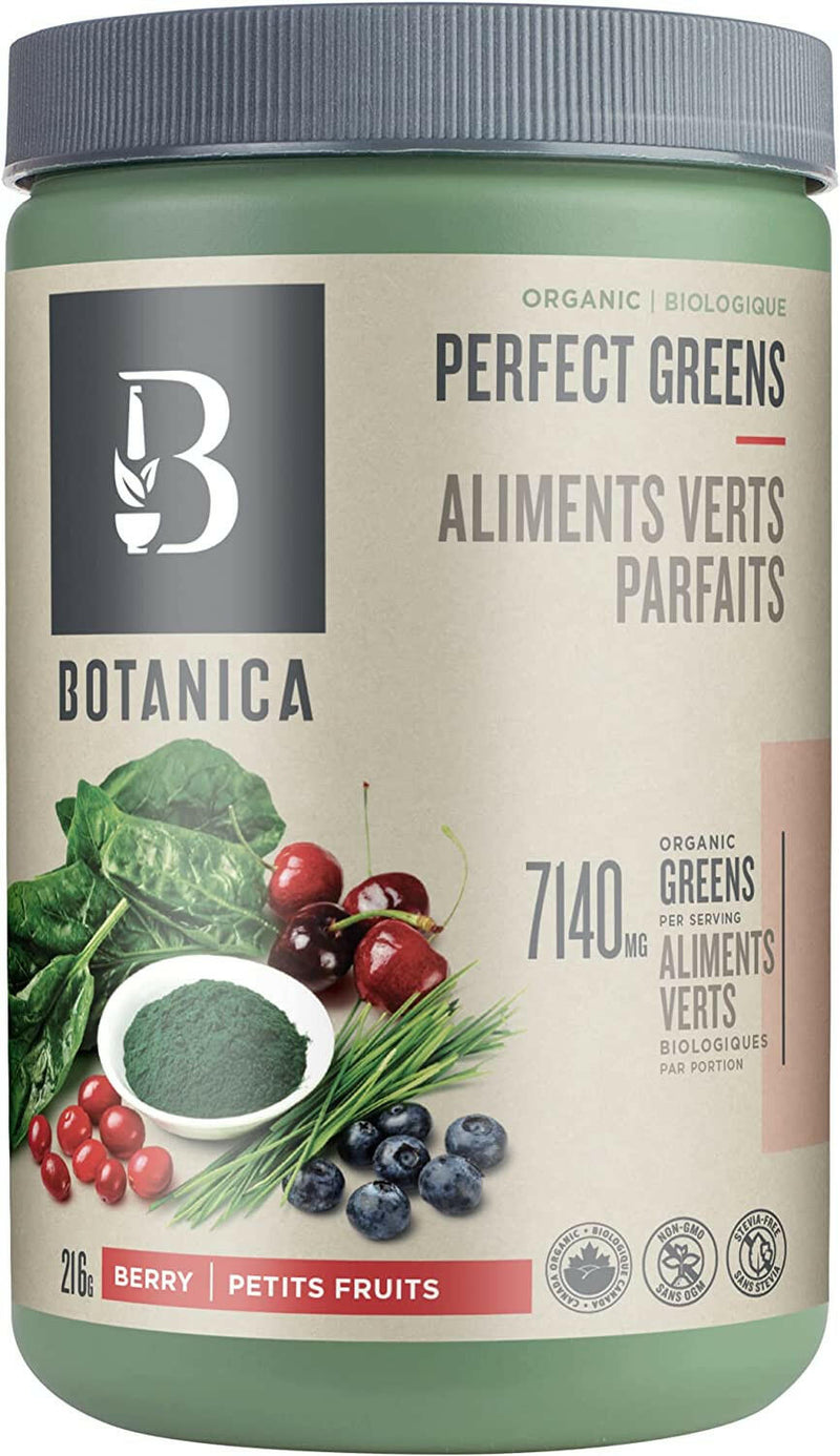 Perfect Greens Powder | Botanica | Various Flavor and Size