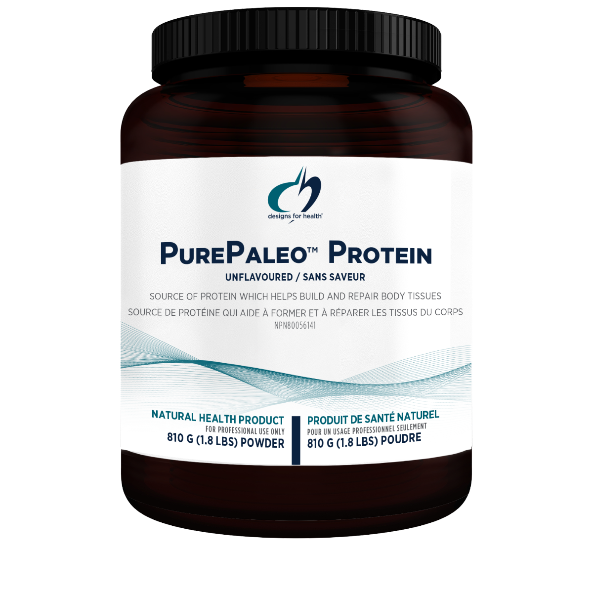 PurePaleo™ Protein by Designs for Health® – Grass-Fed Collagen-Based Protein | 810 gr (1.8 lbs)