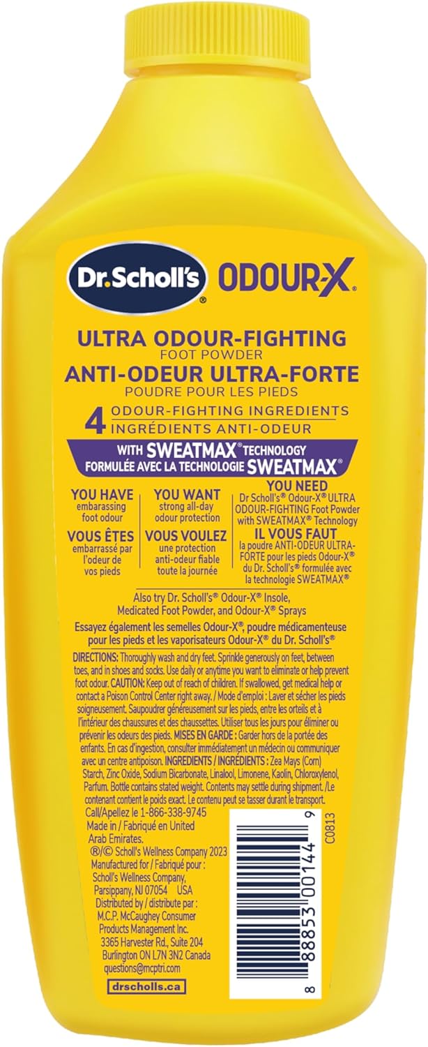 Odour Destroyers All day Deodorant Powder| Dr. Scholl's® | 177 g