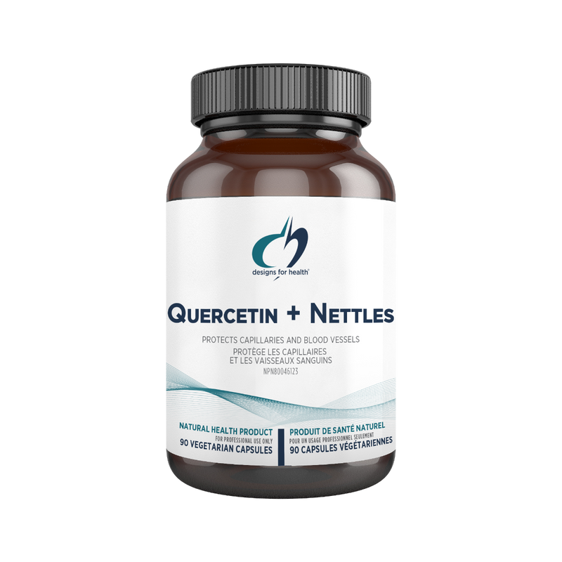 Quercetin + Nettles | Designs for Health® | 90 Vegeterian Capsules