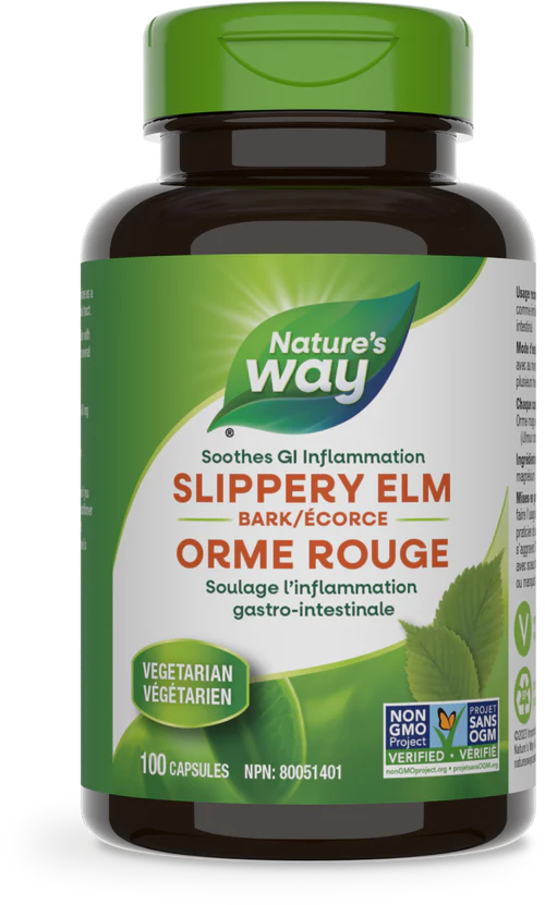 Slippery Elm | Nature's Way® | 100 or 180 Capsules