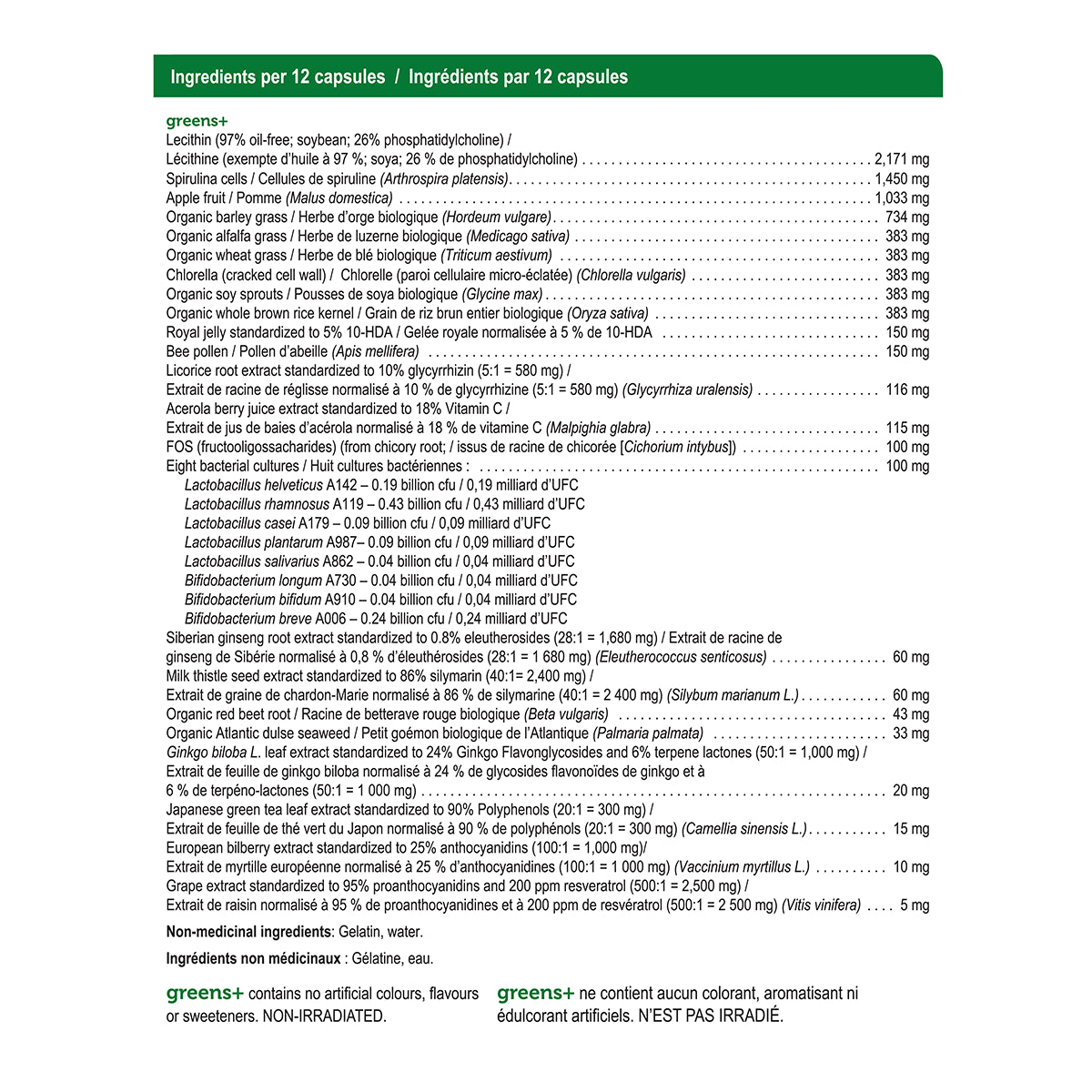 Greens+ Original | Genuine Health | 240 Capsule