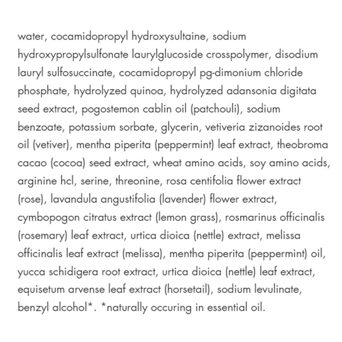 Natural Shampoo Dirty Hipster | routine. | 350 mL