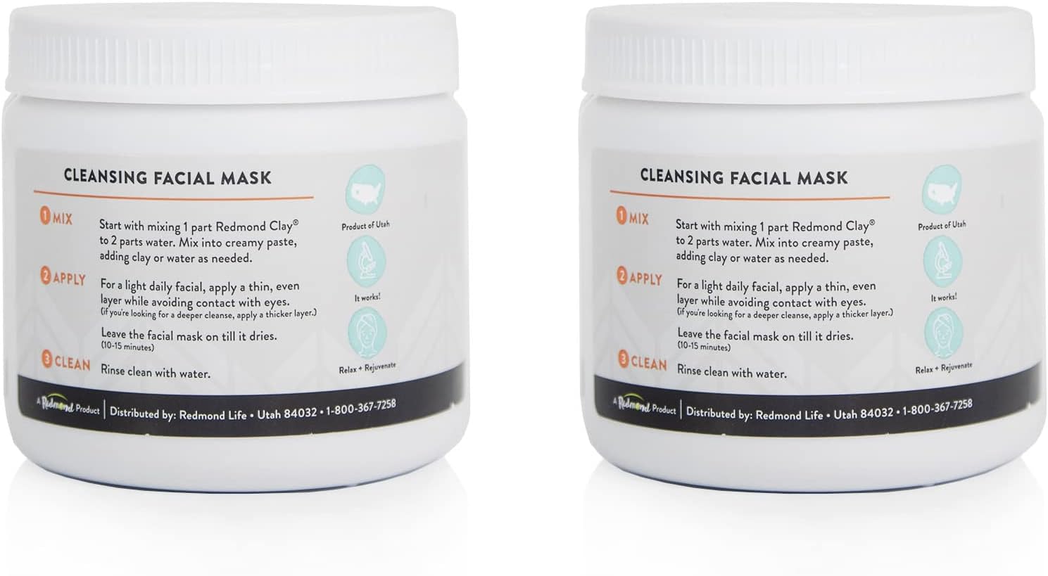 Bentonite Clay | Redmond | 238g (10 oz) Jar