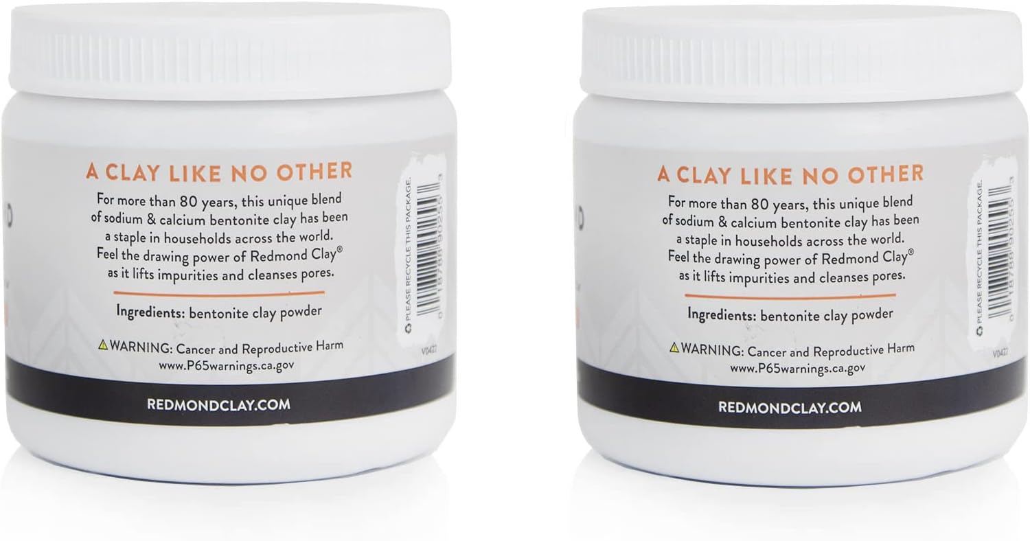 Bentonite Clay | Redmond | 238g (10 oz) Jar
