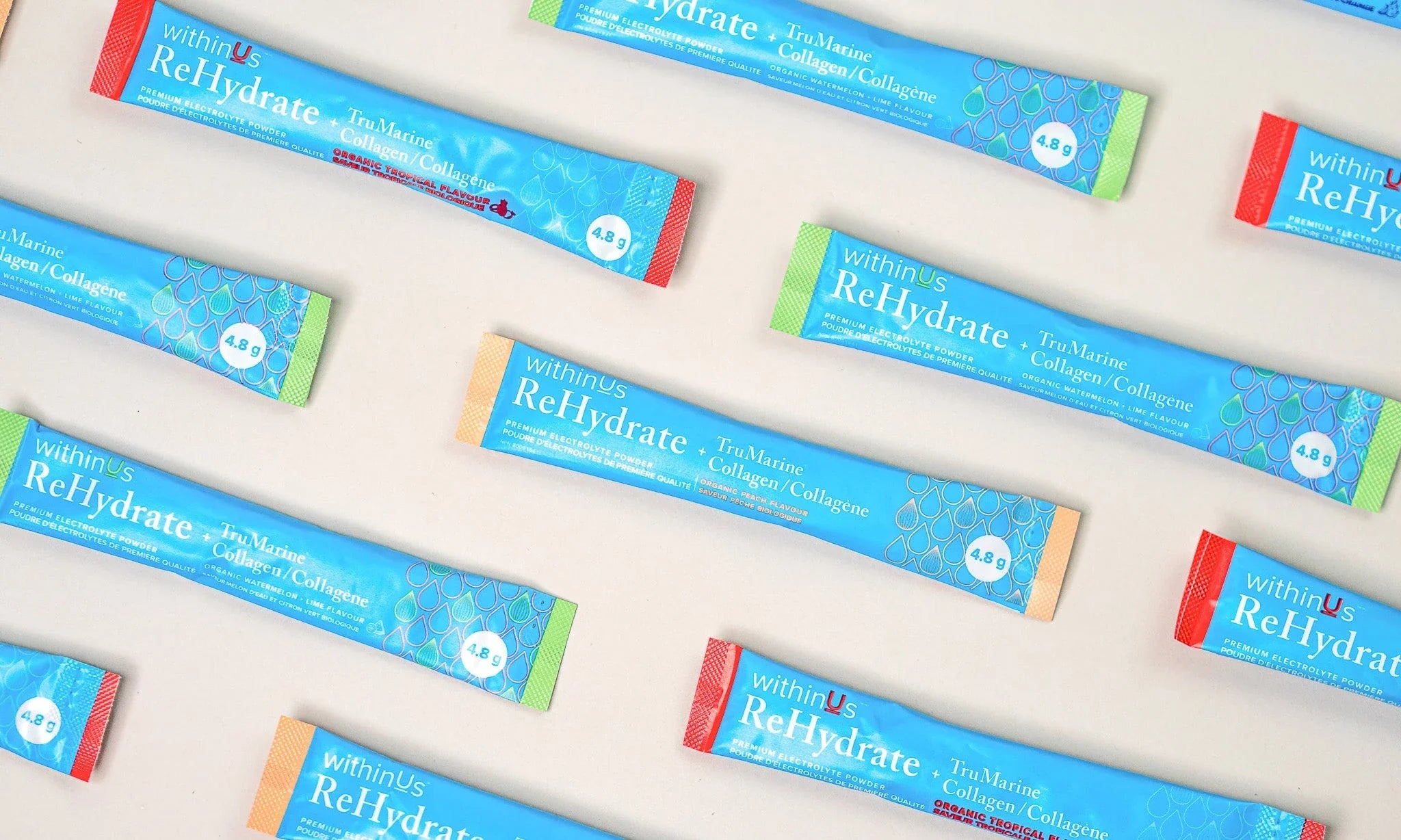 ReHydrate + TruMarine® Collagen Jar | withinUs™ | Different Flavor and Size
