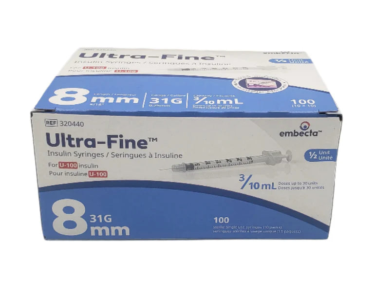 Insulin Syringes | EMBECTA CANADA CO. | Full Box
