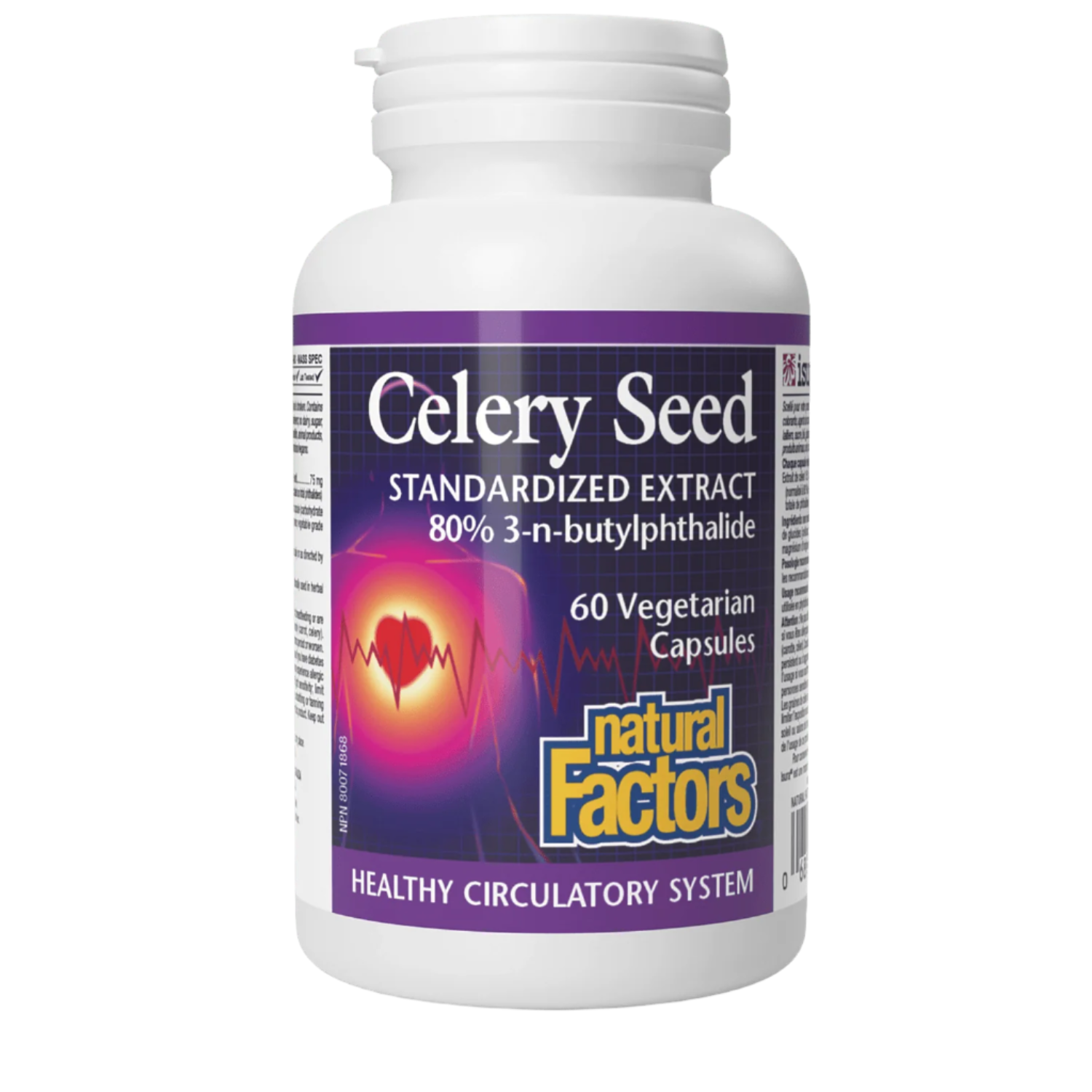 Celery Seed Extract | Natural Factors® | 60 Capsules