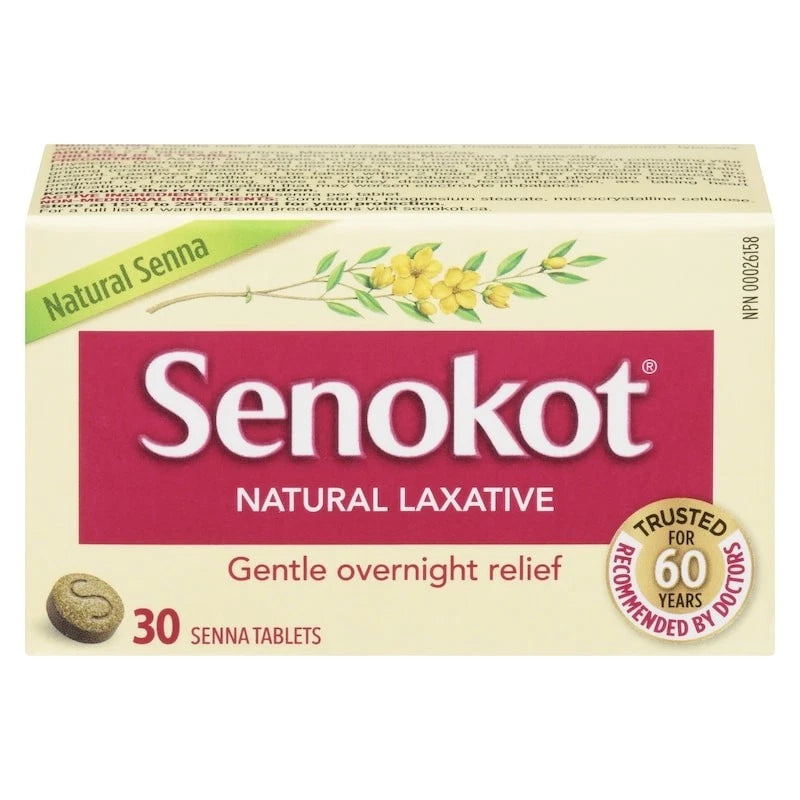 Natural Laxative Tablets by Senokot® – Gentle Overnight Constipation Relief | 10, 30 or 100 Tablets