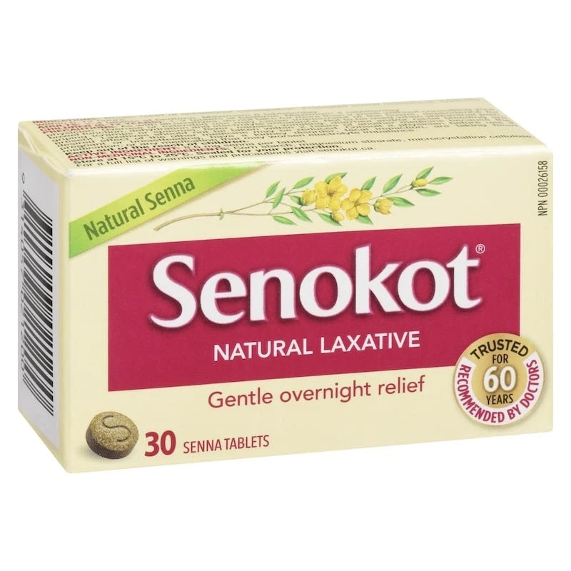 Natural Laxative Tablets by Senokot® – Gentle Overnight Constipation Relief | 10, 30 or 100 Tablets