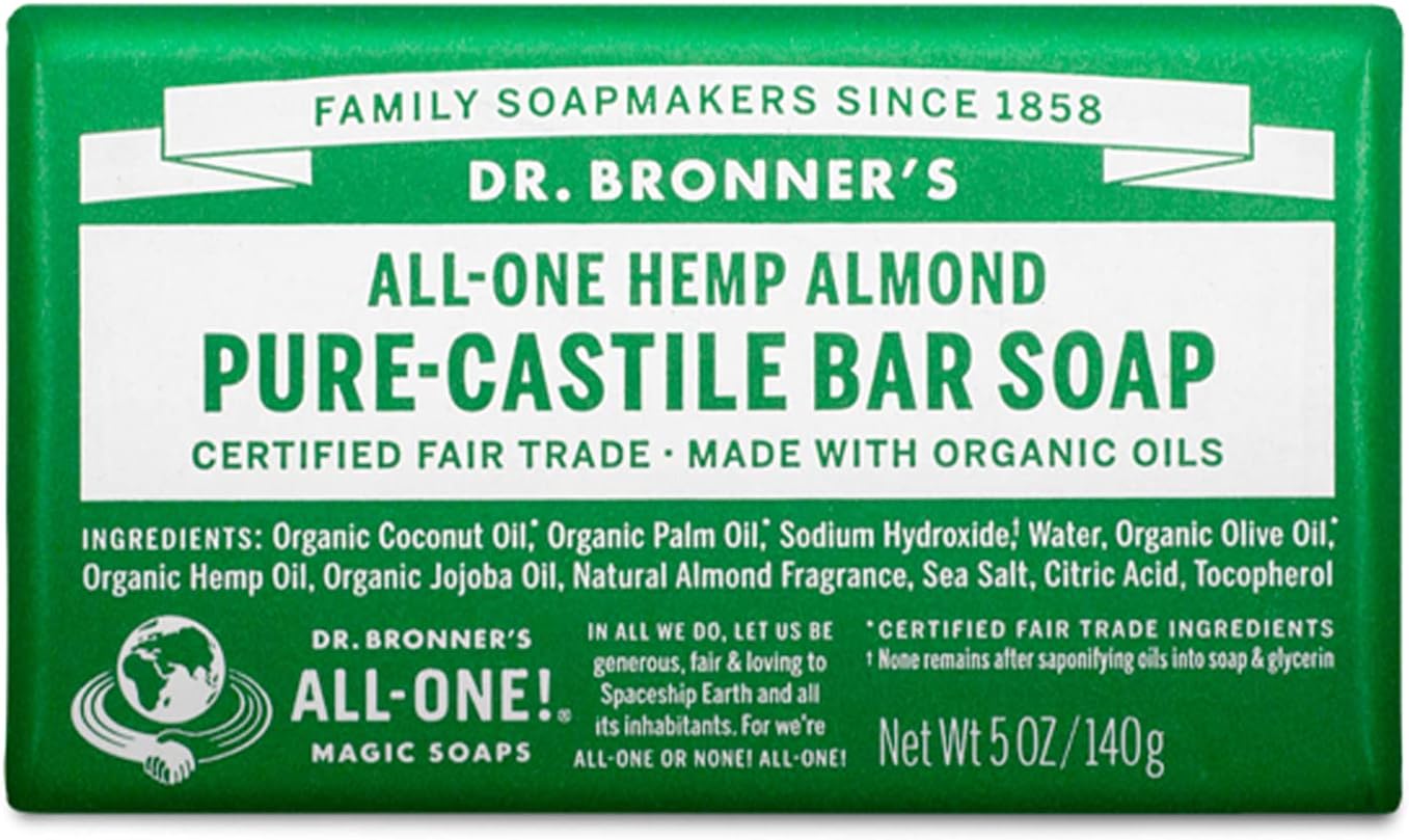 Pure-Castile Bar Soap | Dr. Bronner’s | 140 gr