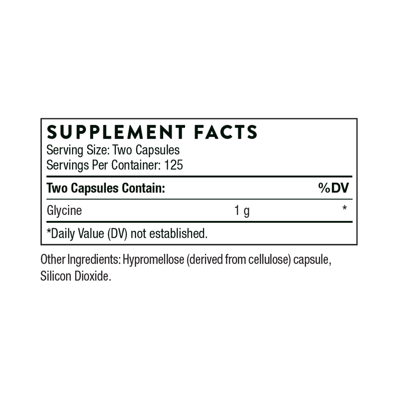 Glycine | Thorne® | 250 Capsules