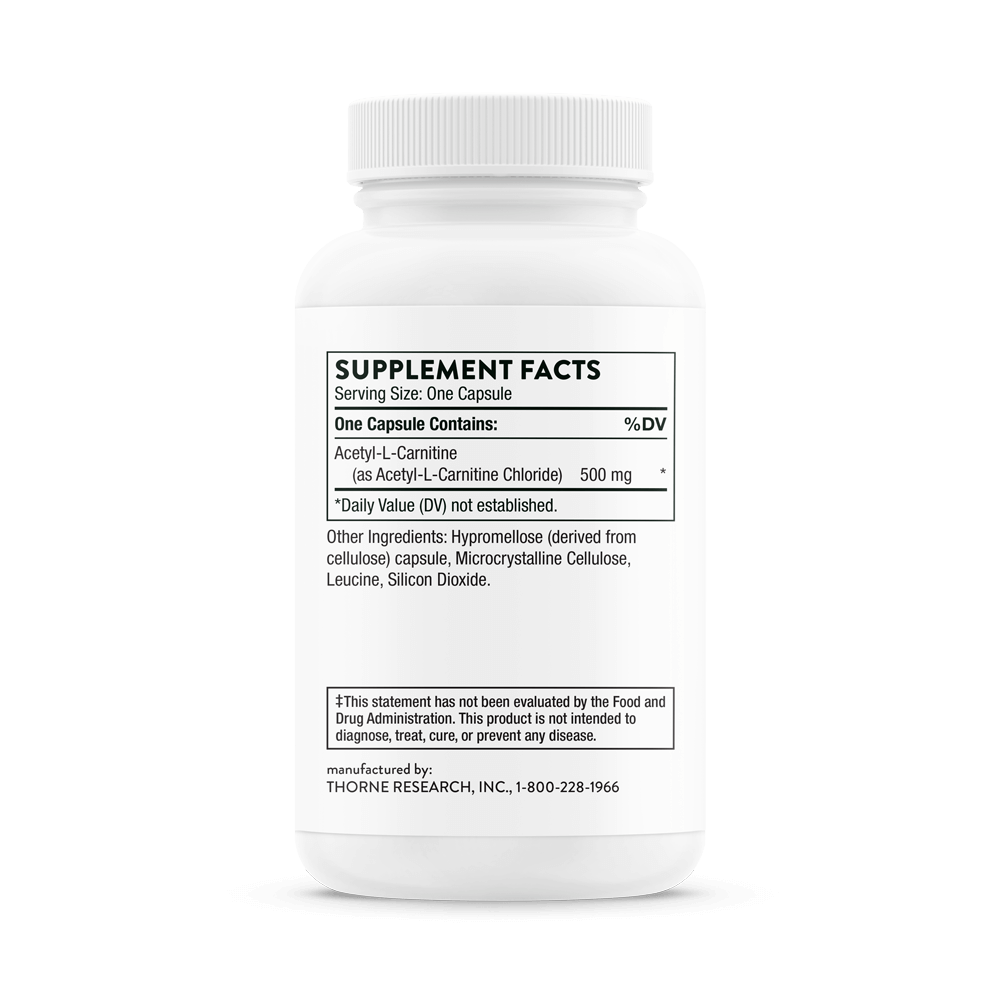 Acetyl-L-Carnitine | Thorne® | 60 Capsules