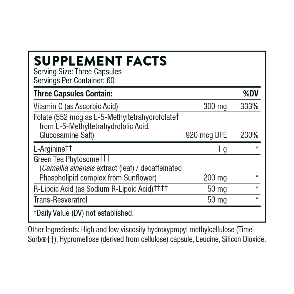 L-Arginine Plus | Thorne® | 180 Capsules
