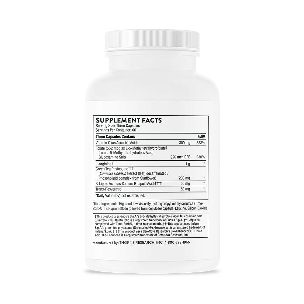 L-Arginine Plus | Thorne® | 180 Capsules