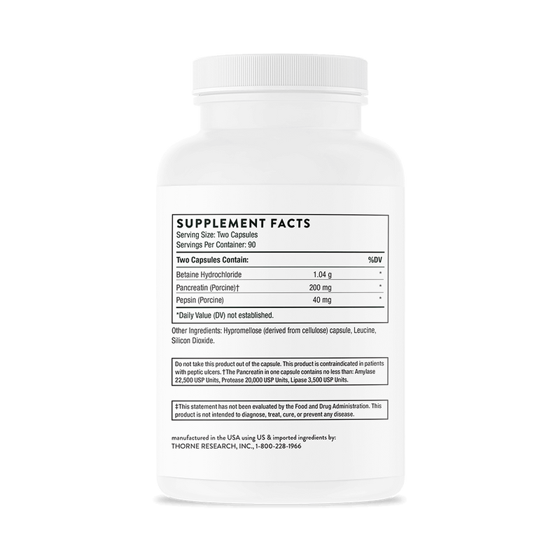 Multi Enzyme | Thorne® | 180 Capsules