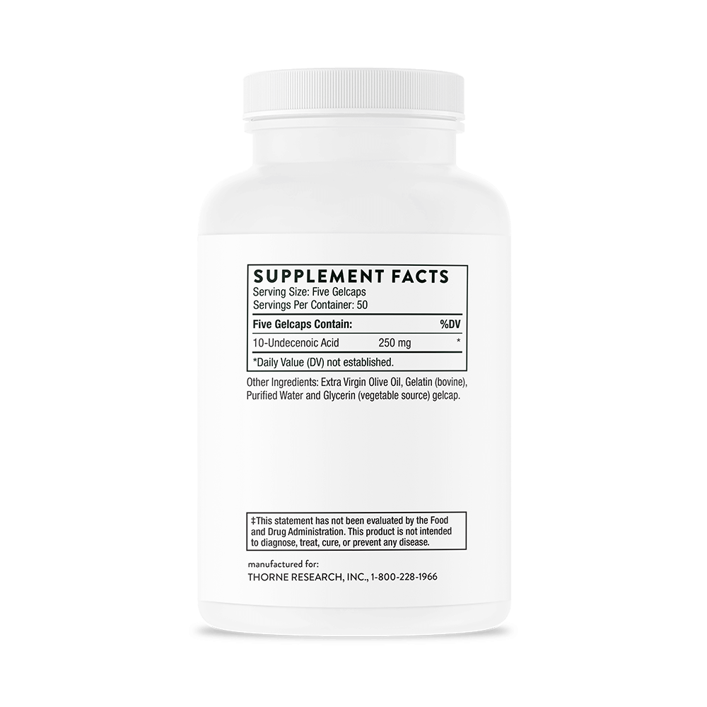 Undecylenic Acid | Thorne® | 250 Gelcaps