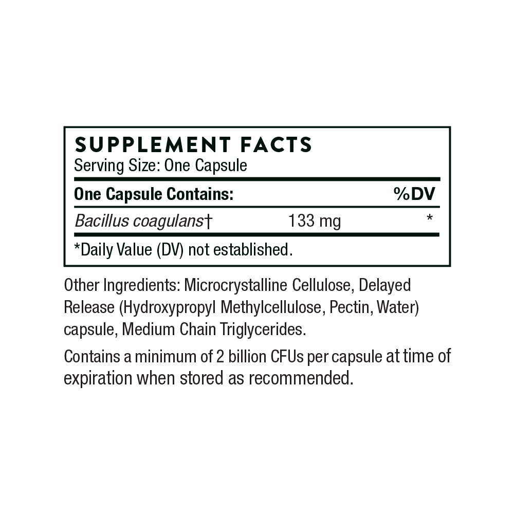 Bacillus Coagulans | Thorne® | 60 Capsules