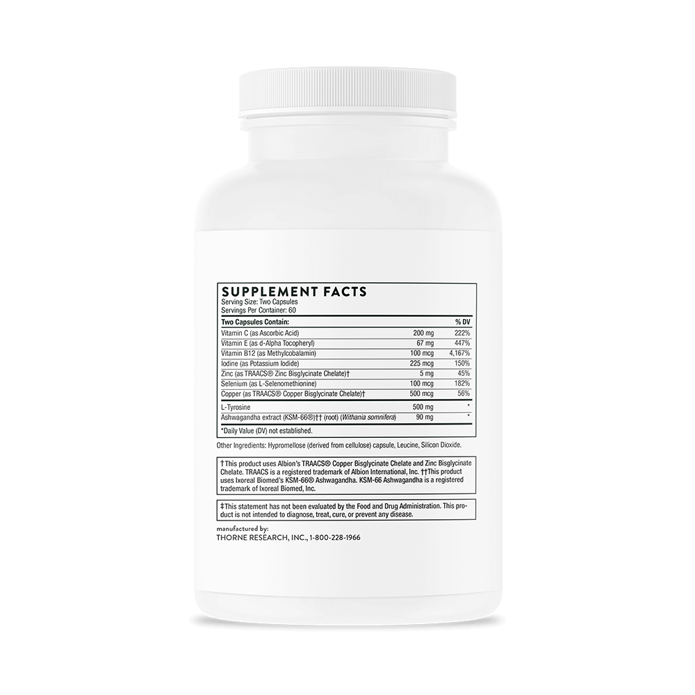 Thyrocsin™ | Thorne® | 120 Capsules