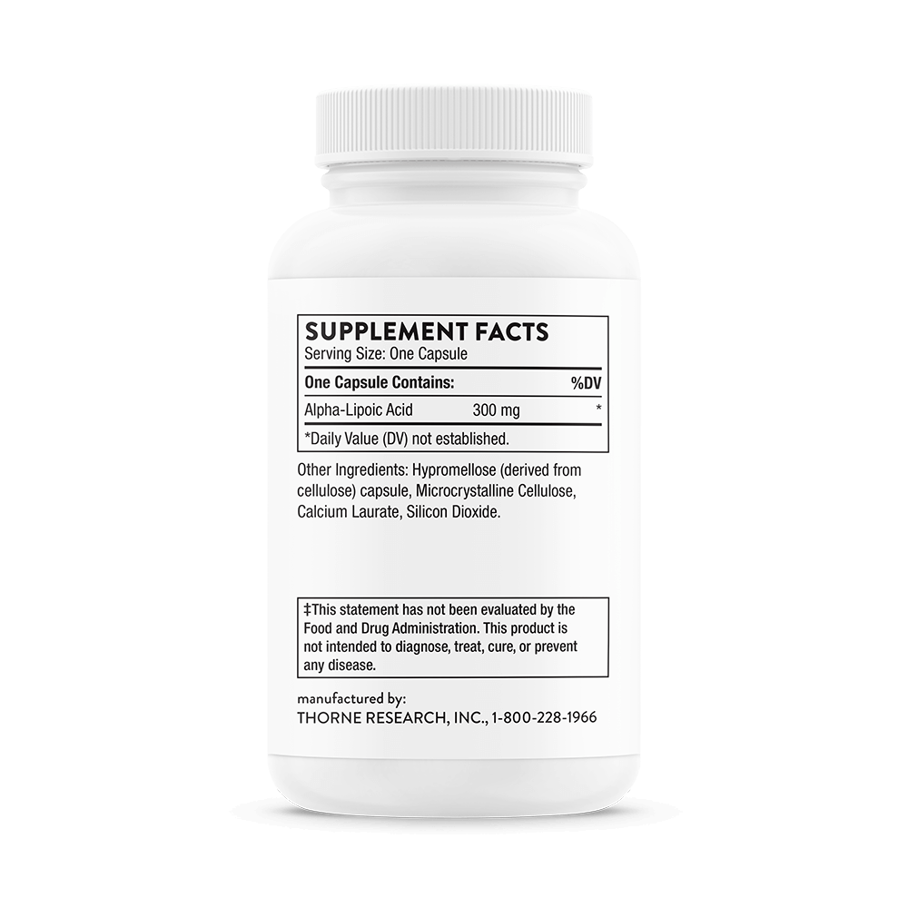 Alpha-Lipoic Acid | Thorne® | 60 Capsules