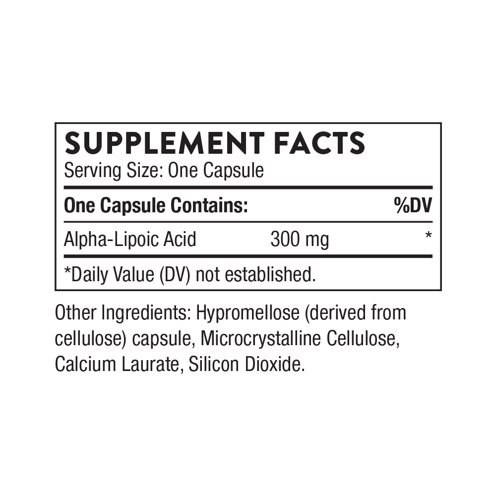 Alpha-Lipoic Acid | Thorne® | 60 Capsules